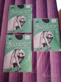 Collant Filodoro, Misura 2/S, grigio, pezzi 3