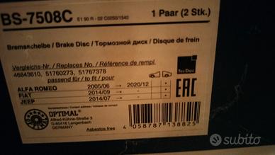 Dischi freno posteriori