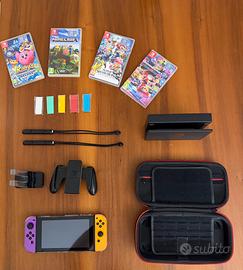 Nintendo Switch, Mario Kart 8 Dlx,Kirby,Minecraft
