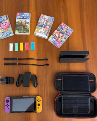 Nintendo Switch, Mario Kart 8 Dlx,Kirby,Minecraft