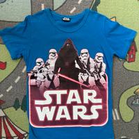 T-shirt Blu Star Wars 6-7 anni