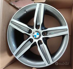 4 CERCHI LEGA BMW SERIE1 ORIGINALI 17" CODICE A608