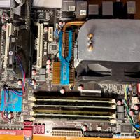 ASUS P5Q-E 8Gb DDR2 CPU E8400 3Ghz, hd ssd  256