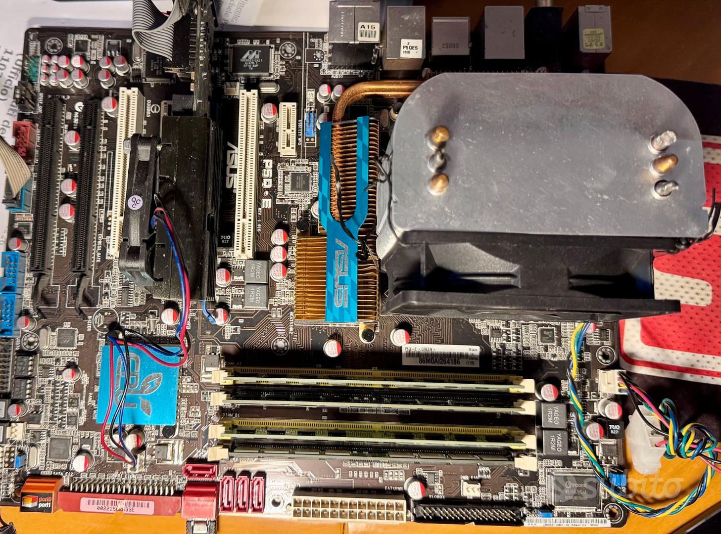 ASUS P5Q-E 8Gb DDR2 CPU E8400 3Ghz, hd ssd 256 - Informatica In