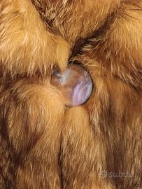 Pelliccia in volpe linciata . Nuova mai indossata