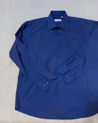 Camicia uomo blu Attore nuova mai indossata taglia