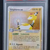 2004 POKEMON EX #89 AMPHAROS EX-HOLO NM DRAGON ITA
