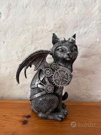 Statua Gatto Steampunk Casablanca by GILDE – 24 cm