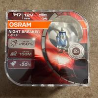 Coppia lampade auto H7 Osram night breaker laser