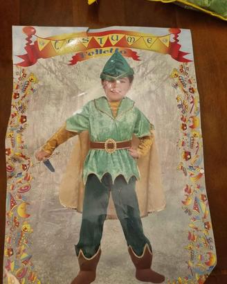 Vestito Carnevale Folletto 3‑4 anni Altezza 87 cm