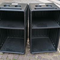 COMODINO IKEA DIDRIK NERO 2002 - 2 PEZZI (coppia)