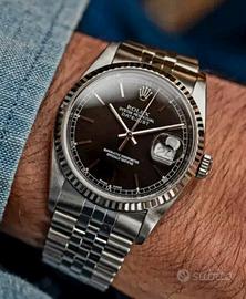 Rolex Datejust 36 mm. 16234 - Full Set Black Index