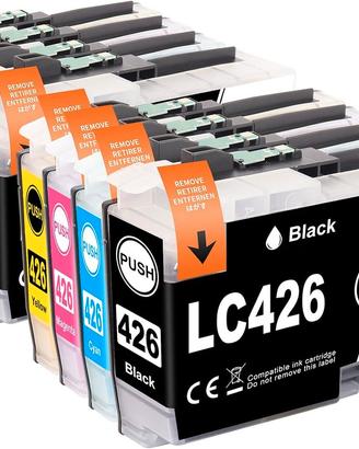 8 Cartucce LC426 per Brother MFC-J4535DW MFC-J4340