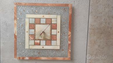 Orologio da parete in vetro