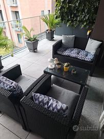 VENDUTO!! NO DISPONIB! completo set giardino relax