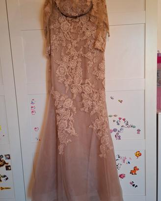 Abito da sposa Pronovias-rosa antico