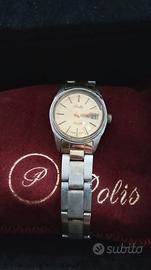Orologio Polis da donna, vintage, in acciaio