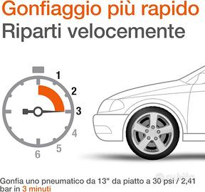 Compressore Aria Digitale OSRAM TYREinflate RAPID 12V - Gonfiapneumatici Portatile Per Auto, Con Luce LED - Foto 2