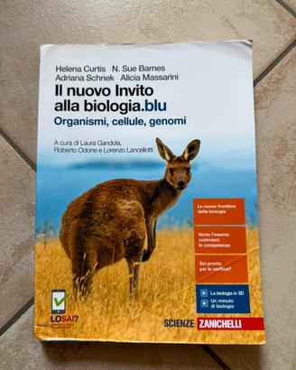 Libro di biologia “Il nuovo invito alla biologia.”