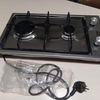 piano cottura a 2 fuochi