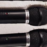 set 2 microfoni wireless universali