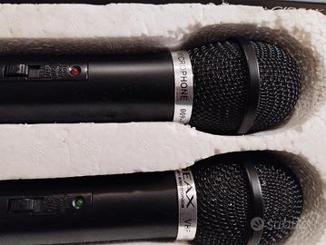 set 2 microfoni wireless universali