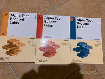 Libri Alpha Test Bocconi Luis