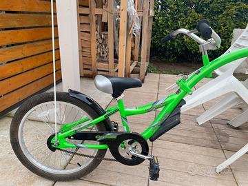 Rimorchio tadem per bicicletta