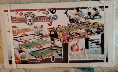 Tavolo da gioco kinder 5 in 1