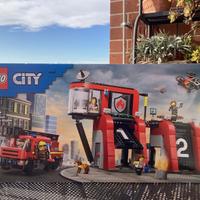 LEGO CITY CASERMA DEI POMPIERI 60414 NUOVA