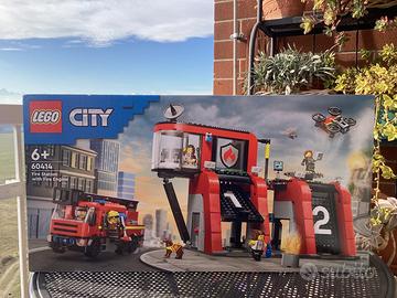 LEGO CITY CASERMA DEI POMPIERI 60414 NUOVA