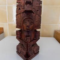 Totem legno messicano
