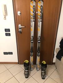 Sci discesa+scarponi+racchette 60 euro