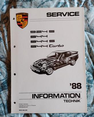 Manuale Porsche service officina 924 944