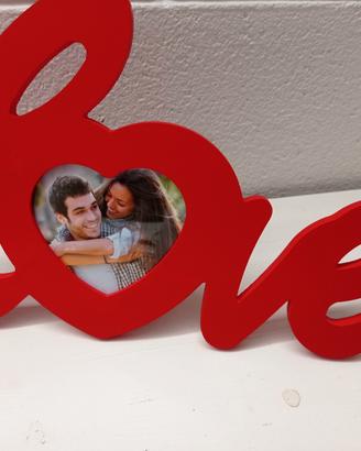 cornice cuore portafoto love