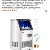 Macchina per ghiaccio vevor