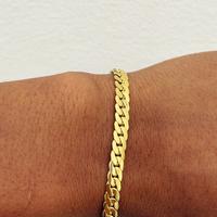 Bracciale lomo placcato oro