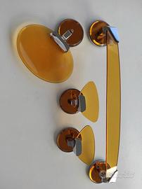 SET DA BAGNO 4 PEZZI ORIGINALI VECA ANNI '70