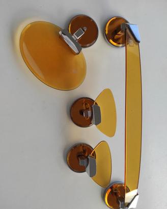 SET DA BAGNO 4 PEZZI ORIGINALI VECA ANNI '70