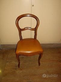 Sedie per salotto in pelle