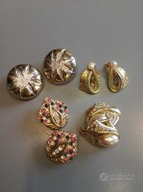 Orecchini di bigiotteria vintage