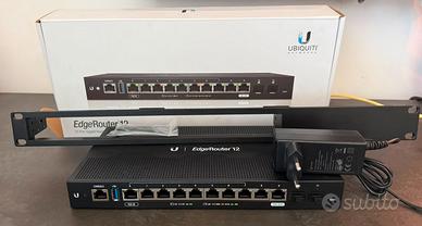 Ubiquiti EdgeRouter 12 (ER12) + Staffa rack