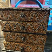 Cassettiera mini stile etnico