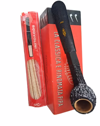 Pipa Savinelli Extra vintage Rusticata Nera