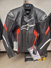 Giacca moto alpinestars mod faster v2 pelle