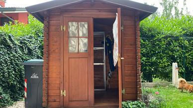 casetta da giardino in legno