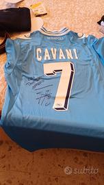 Napoli - Cavani maglietta firmata