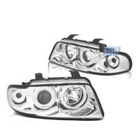 FARI PER AUDI A4 B5 94-99 ANGEL EYES CCFL FONDO CR