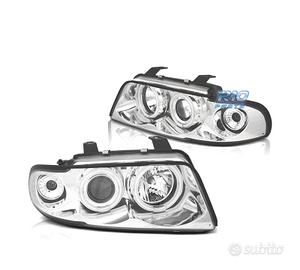 FARI PER AUDI A4 B5 94-99 ANGEL EYES CCFL FONDO CR