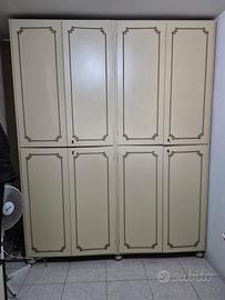 armadio bianco stile veneziano 